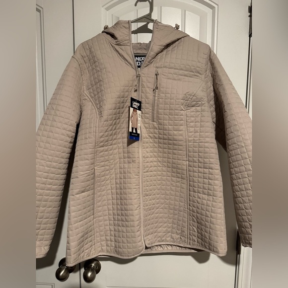 Lands’ End Women’s Quilted Jacket – Tan – Size Large – Brand New with Tags - Picture 6 of 10